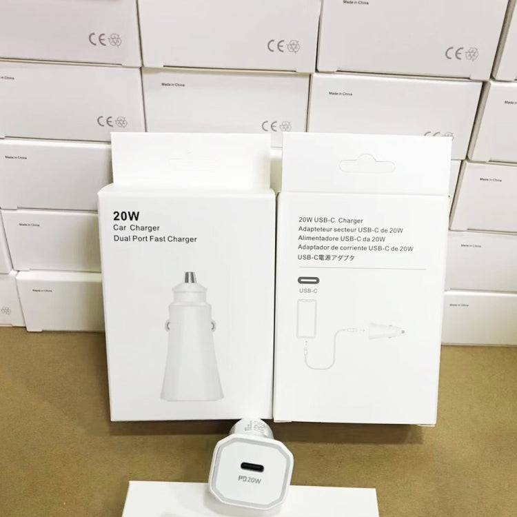 TE-P2 PD 20W Type-C Interface Car Charger(Black) - Car Charger by buy2fix | Online Shopping UK | buy2fix
