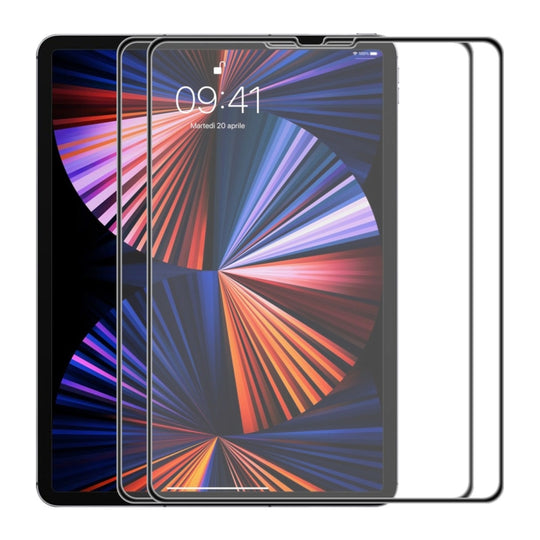 ENKAY – Film complet en verre trempé à colle complète, 2 pièces, pour iPad Pro 11 2022 / 2021 / 2020 / 2018 / Air 2022 / 2020 10.9