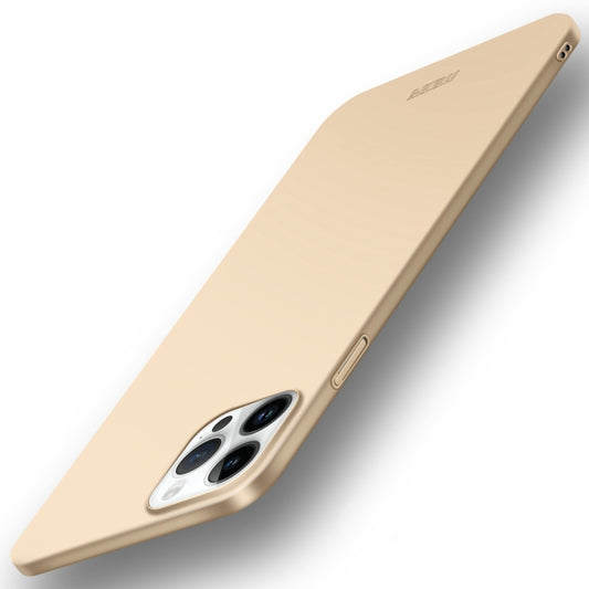 For iPhone 14 Pro MOFI Frosted PC Ultra-thin Hard Case (Gold) - iPhone 14 Pro Cases by MOFI | Online Shopping UK | buy2fix