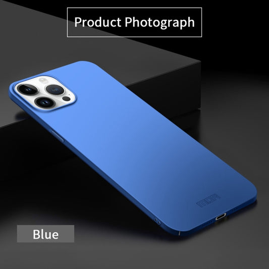 For iPhone 14 Pro Max MOFI Frosted PC Ultra-thin Hard Case (Blue) - iPhone 14 Pro Max Cases by MOFI | Online Shopping UK | buy2fix