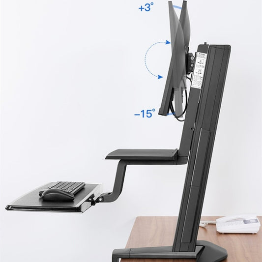 NORTH BAYOU NB L80 Dual Tray Stand Desk Table Clamp LCD Monitor Mount for 17-32 inch - TV Brackets & Mounts by buy2fix | Online Shopping UK | buy2fix