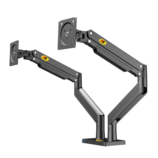 NORTH BAYOU NB G32 Aluminum Alloy Dual Monitor Mount Gas Spring Arm Full Motion Holder for 22- 32 inch LCD LED - TV Brackets & Mounts by buy2fix | Online Shopping UK | buy2fix