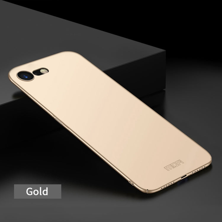 For iPhone SE 2022 / 2020 MOFI Frosted PC Ultra-thin Hard Case(Gold) - iPhone SE 2022 / 2020 / 8 / 7 Cases by MOFI | Online Shopping UK | buy2fix