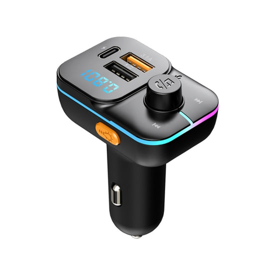 C24 Car Bluetooth MP3 Player Fast Charging FM Transmitter Wireless Handsfree - Bluetooth Car Kits by buy2fix | Online Shopping UK | buy2fix