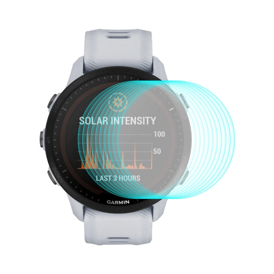 10 PCS For Garmin Forerunner 955 ENKAY 0.2mm 9H Tempered Glass Screen Protector Watch Film
