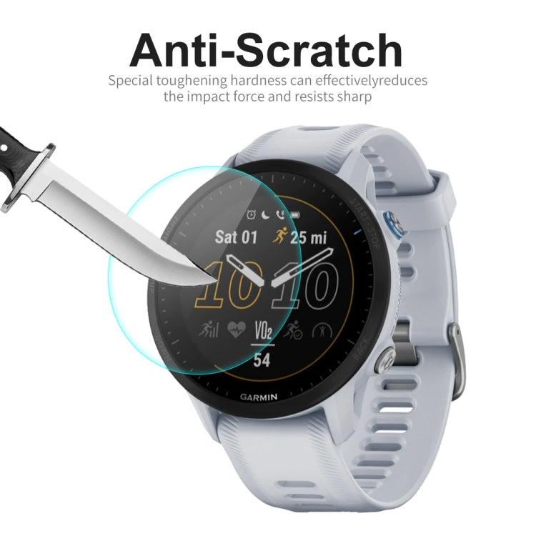 10 PCS For Garmin Forerunner 955 ENKAY 0.2mm 9H Tempered Glass Screen Protector Watch Film - Screen Protector by ENKAY | Online Shopping UK | buy2fix