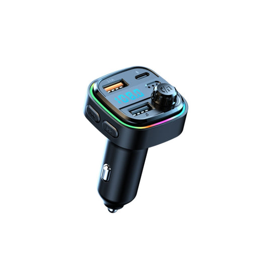 C26 Car Bluetooth Transmitter Handsfree Audio Player Dual USB Car Charger - Bluetooth Car Kits by buy2fix | Online Shopping UK | buy2fix