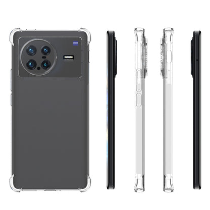 For vivo X Note 5G JSM Transparent TPU Airbag Shockproof Antiskid Phone Case - vivo Cases by buy2fix | Online Shopping UK | buy2fix