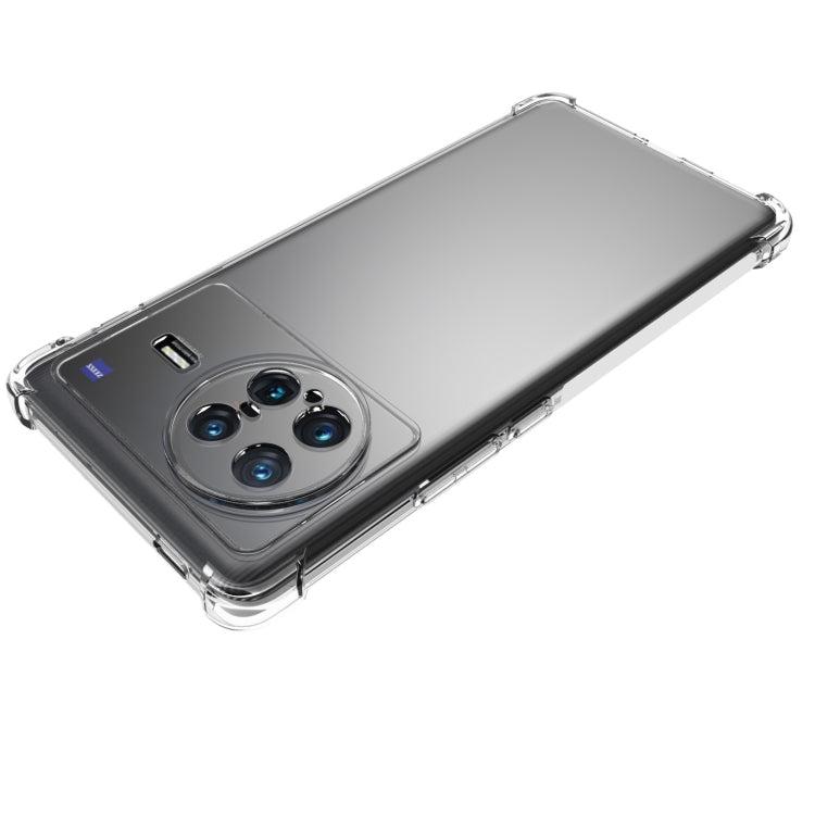 For vivo X Note 5G JSM Transparent TPU Airbag Shockproof Antiskid Phone Case - vivo Cases by buy2fix | Online Shopping UK | buy2fix