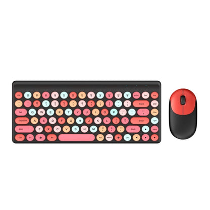 QW02 Wireless Keyboard Mouse Set(Red) by buy2fix
