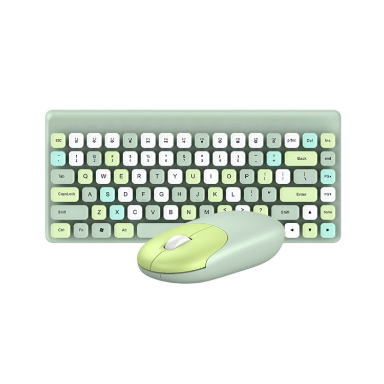 QW02 Wireless Keyboard Mouse Set(Green) by buy2fix
