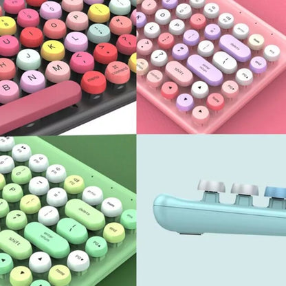 QW02 Wireless Keyboard Mouse Set(Green) by buy2fix