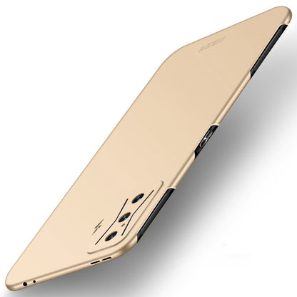 For Xiaomi Redmi K50 Gaming MOFI Frosted PC Ultra-thin Hard Case(Gold) - Xiaomi Cases by MOFI | Online Shopping UK | buy2fix