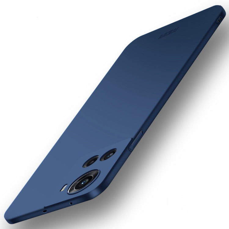 For OnePlus Ace 5G / 10R 5G MOFI Frosted PC Ultra-thin Hard Case(Blue) - Ace 5 Cases by MOFI | Online Shopping UK | buy2fix