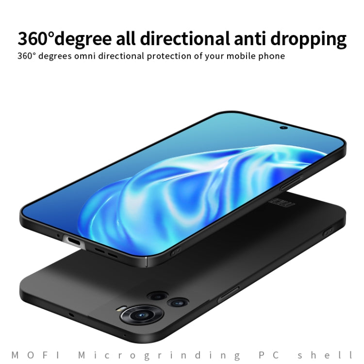 For OnePlus Ace 5G / 10R 5G MOFI Frosted PC Ultra-thin Hard Case(Blue) - Ace 5 Cases by MOFI | Online Shopping UK | buy2fix