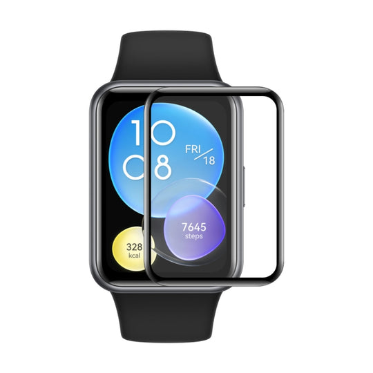 1 PC For Huawei Watch Fit 2 ENKAY Hat-Prince 3D Full Coverage Soft PC Edge + PMMA HD Screen Protector Film