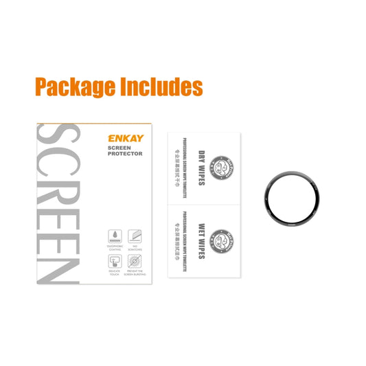 1 PC For Garmin Forerunner 255S ENKAY Hat-Prince 3D Full Coverage Soft PC Edge + PMMA HD Screen Protector Film - Screen Protector by ENKAY | Online Shopping UK | buy2fix