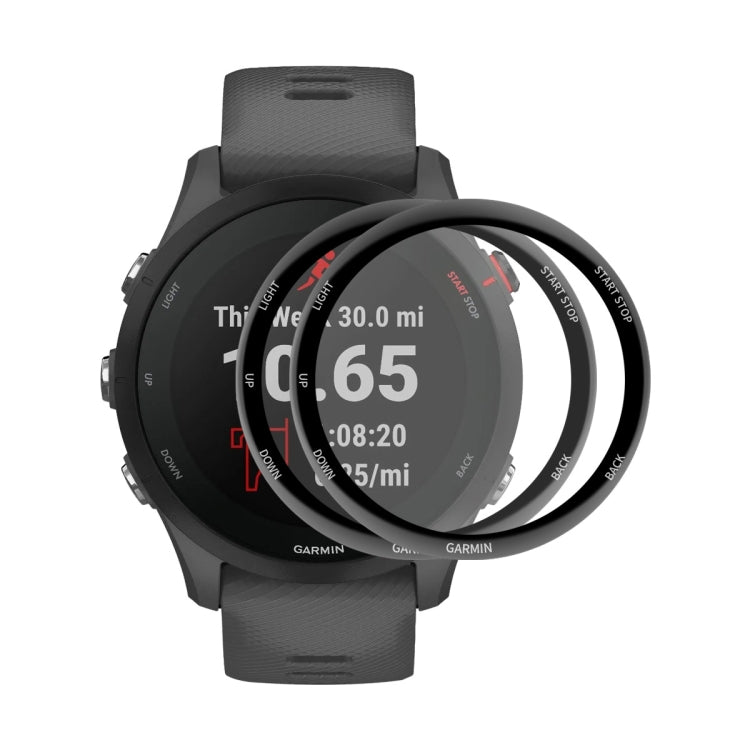 2 PCS For Garmin Forerunner 255S ENKAY Hat-Prince 3D Full Coverage Soft PC Edge + PMMA HD Screen Protector Film - Screen Protector by ENKAY | Online Shopping UK | buy2fix