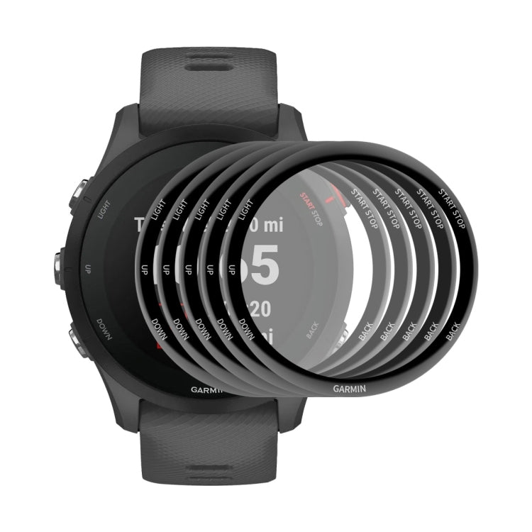 5 PCS For Garmin Forerunner 255S ENKAY Hat-Prince 3D Full Coverage Soft PC Edge + PMMA HD Screen Protector Film - Screen Protector by ENKAY | Online Shopping UK | buy2fix