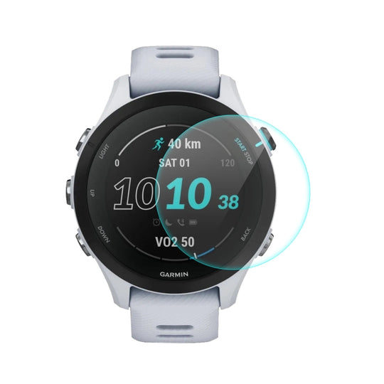1 PC For Garmin Forerunner 255S ENKAY 0.2mm 9H Tempered Glass Screen Protector Watch Film