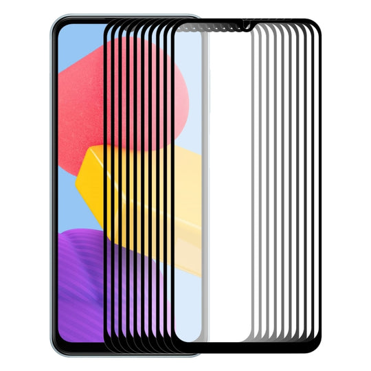 10 PCS For Samsung Galaxy M13 4G / F13 4G ENKAY Hat-Prince Full Glue 0.26mm 9H 2.5D Tempered Glass Full Film