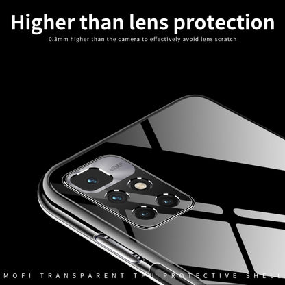 For Xiaomi Redmi 10 Prime 2022 MOFI Ming Series Ultra-thin TPU Phone Case(Transparent) - Xiaomi Cases by MOFI | Online Shopping UK | buy2fix
