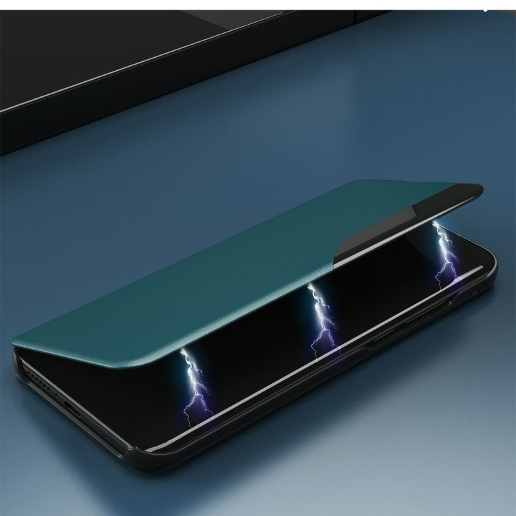 For Honor X9 4G / 5G 2022 / X30 / Magic4 Lite 5G Attraction Flip Holder Leather Phone Case(Green) by buy2fix