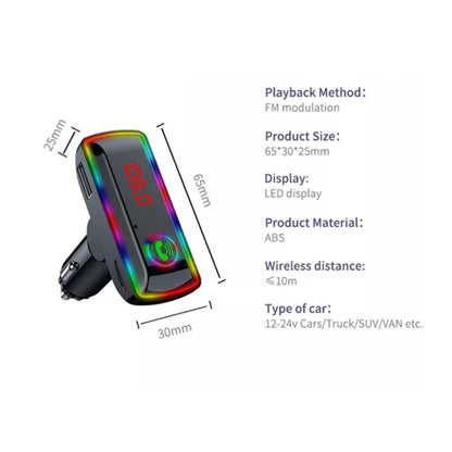 F11  USB Charger Car Player Blue Tooth  Fm Transmitter Car MP3 Players - Bluetooth Car Kits by buy2fix | Online Shopping UK | buy2fix