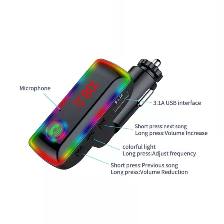 F11  USB Charger Car Player Blue Tooth  Fm Transmitter Car MP3 Players - Bluetooth Car Kits by buy2fix | Online Shopping UK | buy2fix