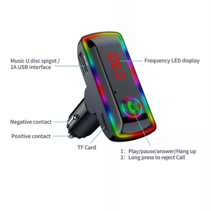 F11  USB Charger Car Player Blue Tooth  Fm Transmitter Car MP3 Players - Bluetooth Car Kits by buy2fix | Online Shopping UK | buy2fix