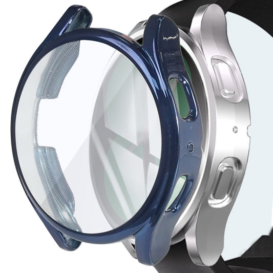 For Samsung Galaxy Watch 5 40mm Shockproof TPU Protective Watch Case (Blue) - Watch Cases by buy2fix | Online Shopping UK | buy2fix