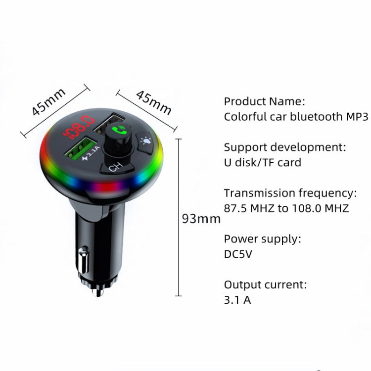 F14 Fast Charge USB Car Charger Dual Port USB 3.0 Mini Phone Charger - Bluetooth Car Kits by buy2fix | Online Shopping UK | buy2fix