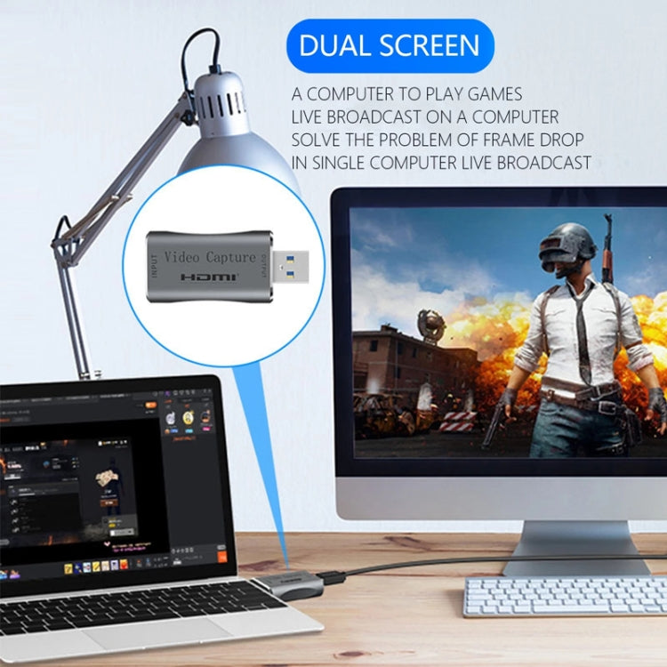 USB 3.0 to HDMI Full HD 1080P 60fps Game Video Capture - Video Capture Solutions by buy2fix | Online Shopping UK | buy2fix