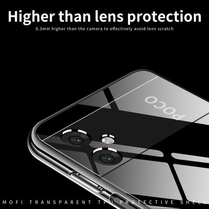 For Xiaomi Poco M4 5G MOFI Ming Series Ultra-thin TPU Phone Case(Transparent) - Xiaomi Cases by MOFI | Online Shopping UK | buy2fix
