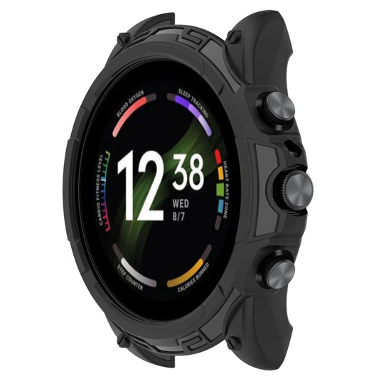 For Fossil Gen6 42mm Shockproof TPU Protective Watch Case(Black) - Watch Case by buy2fix | Online Shopping UK | buy2fix