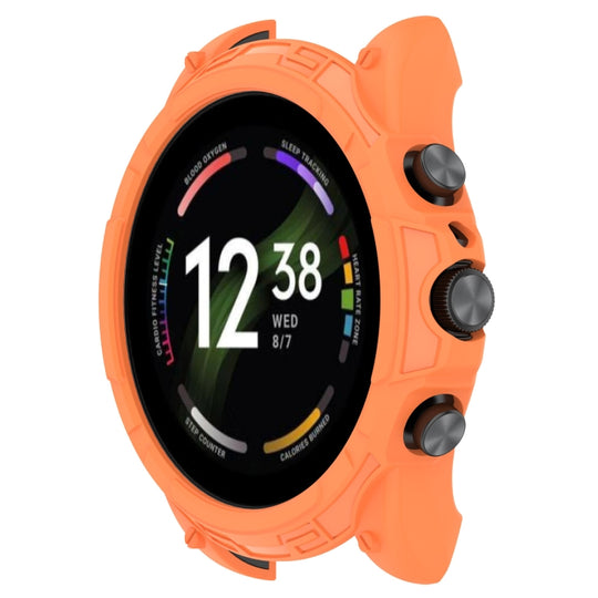 For Fossil Gen6 44mm Shockproof TPU Protective Watch Case(Orange)