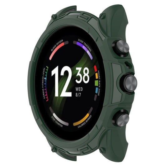 For Fossil Gen6 44mm Shockproof TPU Protective Watch Case(Green) - Watch Case by buy2fix | Online Shopping UK | buy2fix
