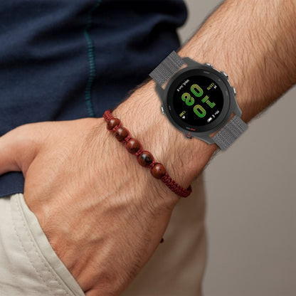 For Huawei GT2 46mm 22mm Nylon Woven Watch Band(Grey) by buy2fix