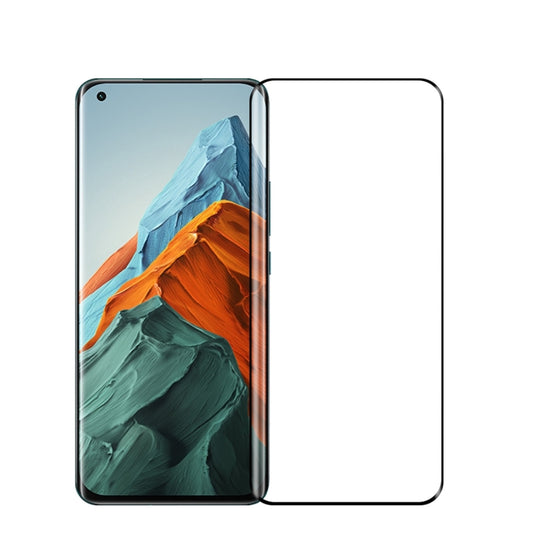 For Xiaomi 12S MOFI 9H 3D Hot Bending Tempered Glass Film(Black) -  by MOFI | Online Shopping UK | buy2fix