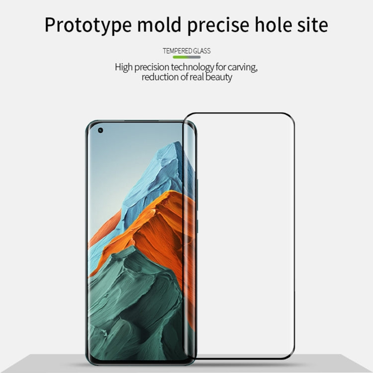 For Xiaomi 12S MOFI 9H 3D Hot Bending Tempered Glass Film(Black) -  by MOFI | Online Shopping UK | buy2fix