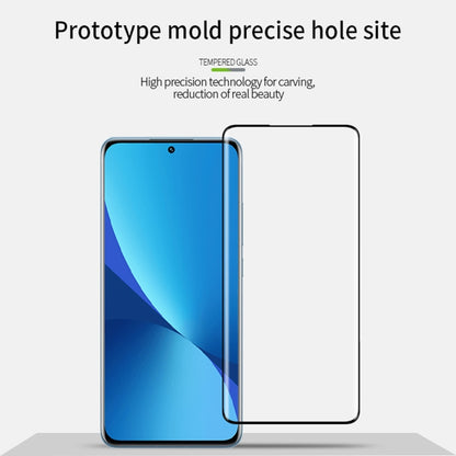For Xiaomi 12S Pro / 12S Ultra MOFI 9H 3D Hot Bending Tempered Glass Film(Black) -  by MOFI | Online Shopping UK | buy2fix