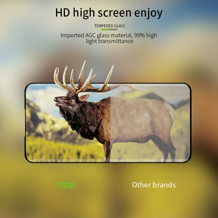 For Xiaomi 12S Pro / 12S Ultra MOFI 9H 3D Hot Bending Tempered Glass Film(Black) -  by MOFI | Online Shopping UK | buy2fix