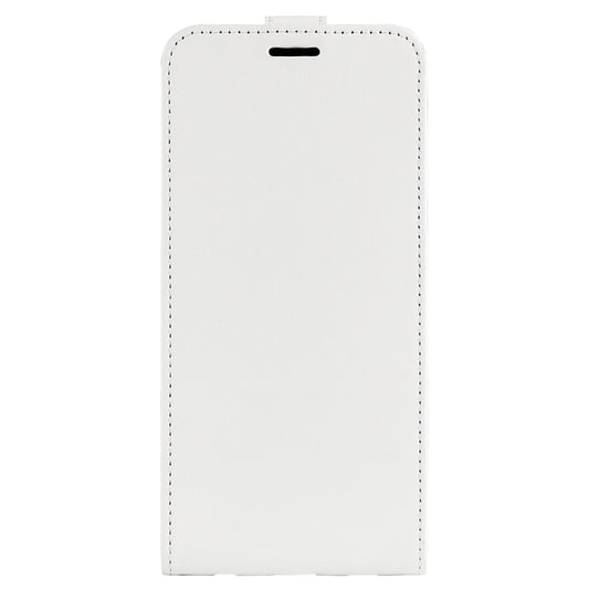 For Xiaomi 12S Ultra R64 Texture Vertical Flip Leather Phone Case(White) - Xiaomi Cases by buy2fix | Online Shopping UK | buy2fix