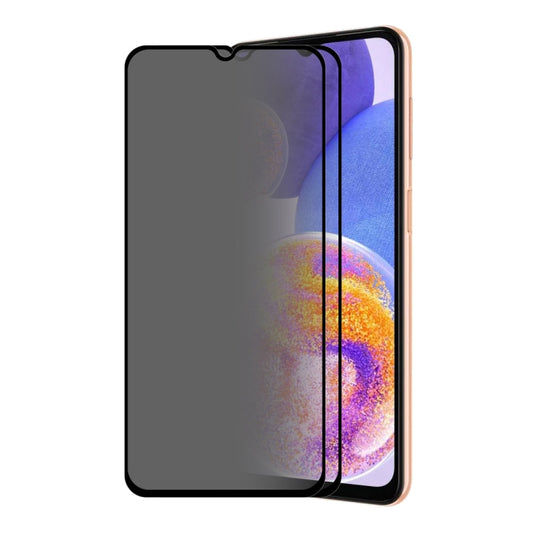 2 PCS For Samsung Galaxy F13 / A23 ENKAY Hat-Prince 28 degree Anti-peeping Tempered Glass Film