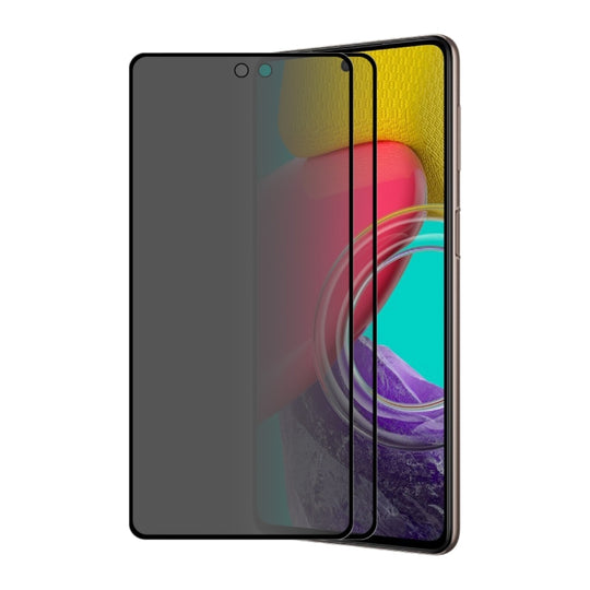 2 PCS For Samsung Galaxy M53 ENKAY Hat-Prince 28 degree Anti-peeping Tempered Glass Film
