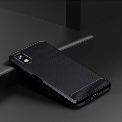 For Sony Xperia Ace 3 MOFI Gentleness Brushed Carbon Fiber Soft TPU Case(Blue) - Sony Cases by MOFI | Online Shopping UK | buy2fix
