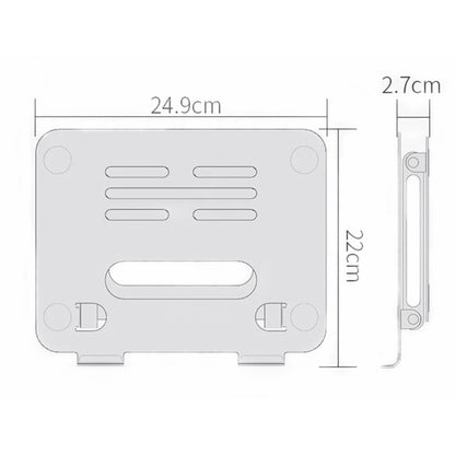 BONERUY P43P Folding Double-layer Aluminum Alloy Notebook Tablet Stand - Laptop Stand by BONERUY | Online Shopping UK | buy2fix