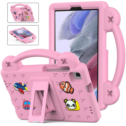 For Samsung Galaxy Tab A7 Lite 8.7 2021 T220/T225 Handle Kickstand Children EVA Shockproof Tablet Case(Pink) - Tab A7 Lite T220 / T225 by buy2fix | Online Shopping UK | buy2fix