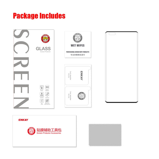 For Huawei Nova 10 Pro ENKAY 3D Heat Bending Tempered Glass Film - Huawei Tempered Glass by ENKAY | Online Shopping UK | buy2fix