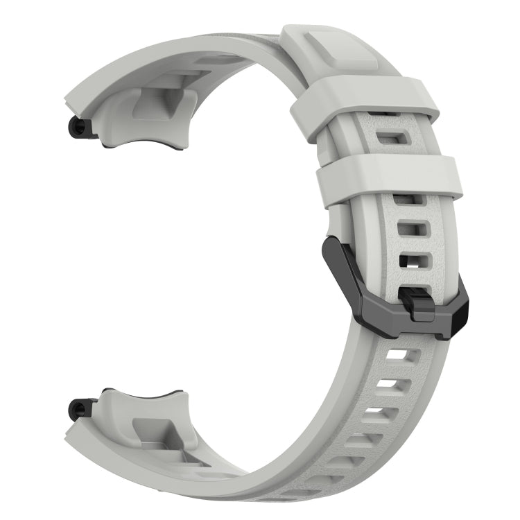 For Amazfit T-Rex 2 Silicone Leisure Watch Band(Rock Gray) - Watch Bands by buy2fix | Online Shopping UK | buy2fix